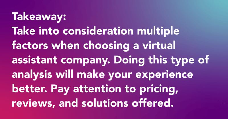 best virtual assistant companies