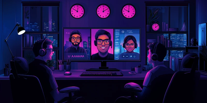 Real-time collaboration with remote professionals in Latin America