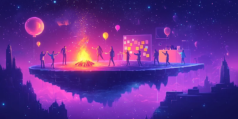 remote company culture built through shared values