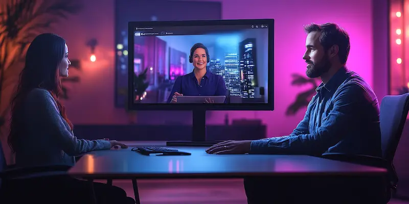 Solo attorney meeting with a new client while a Virtual Legal Assistant manages legal intake and follow-up remotely.