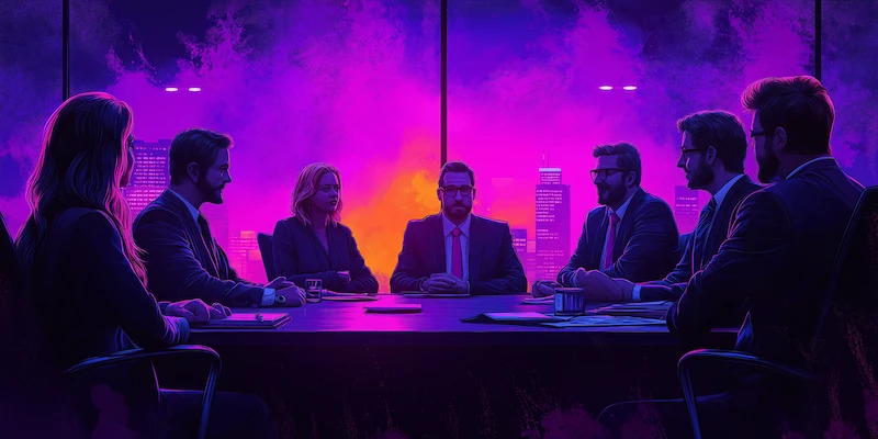 Law firm leaders evaluating compliance and risk management considerations before outsourcing legal work.