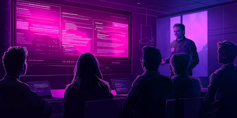Managing partner collaborating with a nearshore legal support team during a real-time supervision and workflow review meeting.