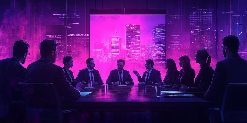 Law firm leadership team planning growth and profitability through flexible legal staffing strategies.