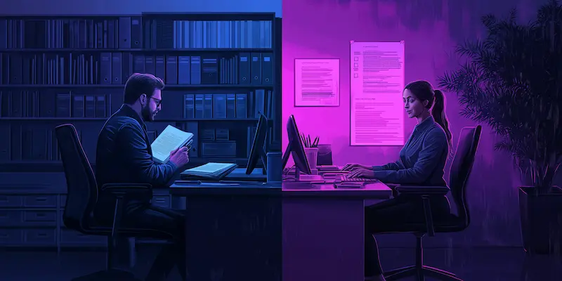 Solo attorney delegating marketing to a virtual assistant.