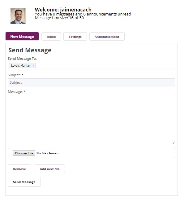 Send message to Latino virtual assistant