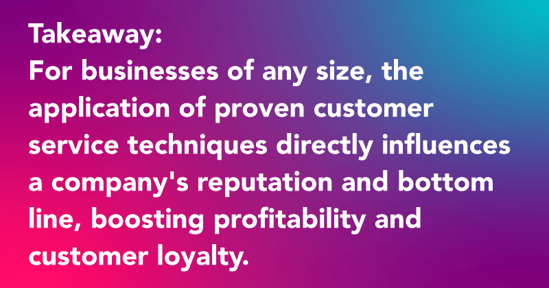 modern Customer Service Techniques