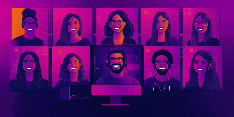 Virtual assistants from Latin America working collaboratively