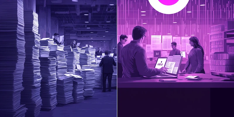 HR outsourcing statistics 2025 featuring automation