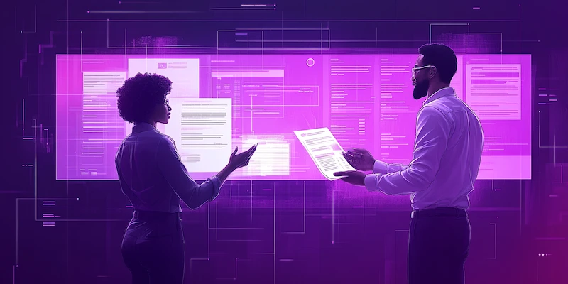 Property manager delegating tasks
